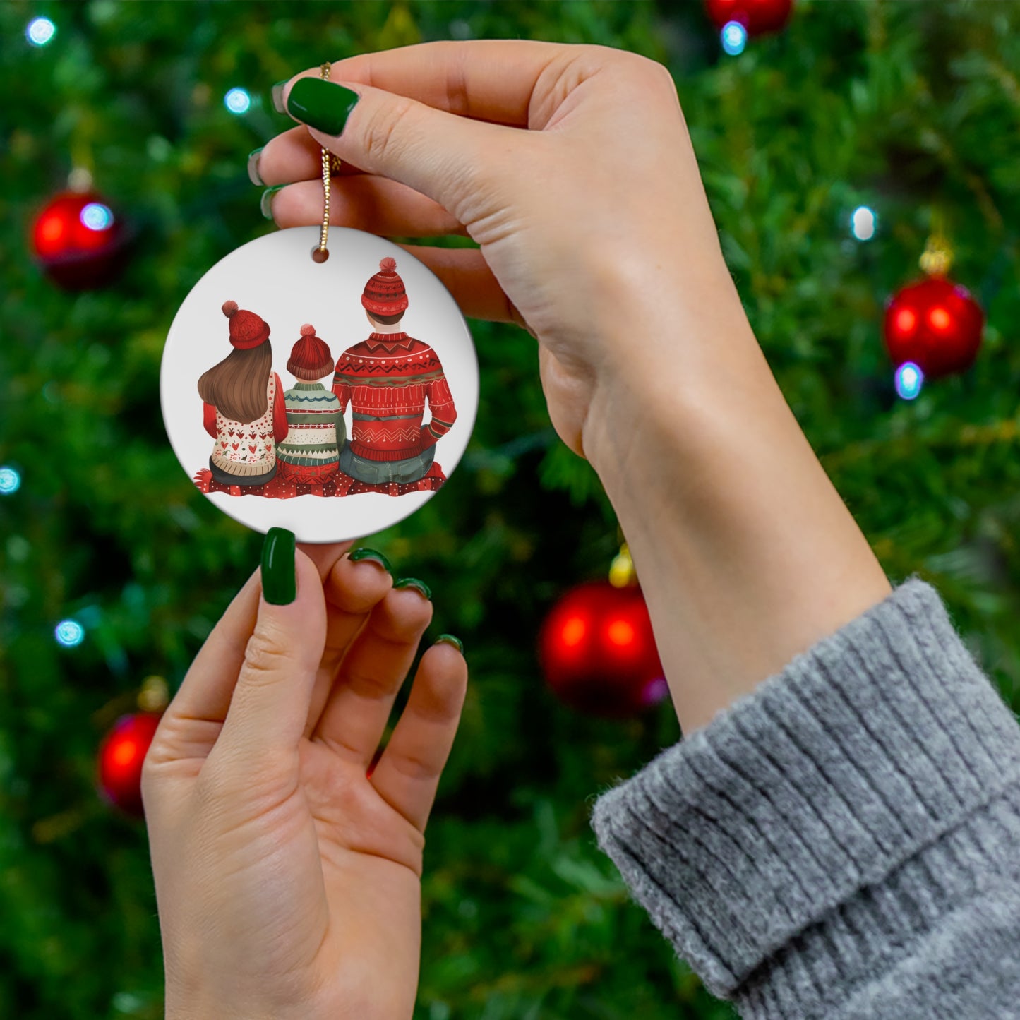 Ceramic Ornament, Design 3 - élise & madelyn