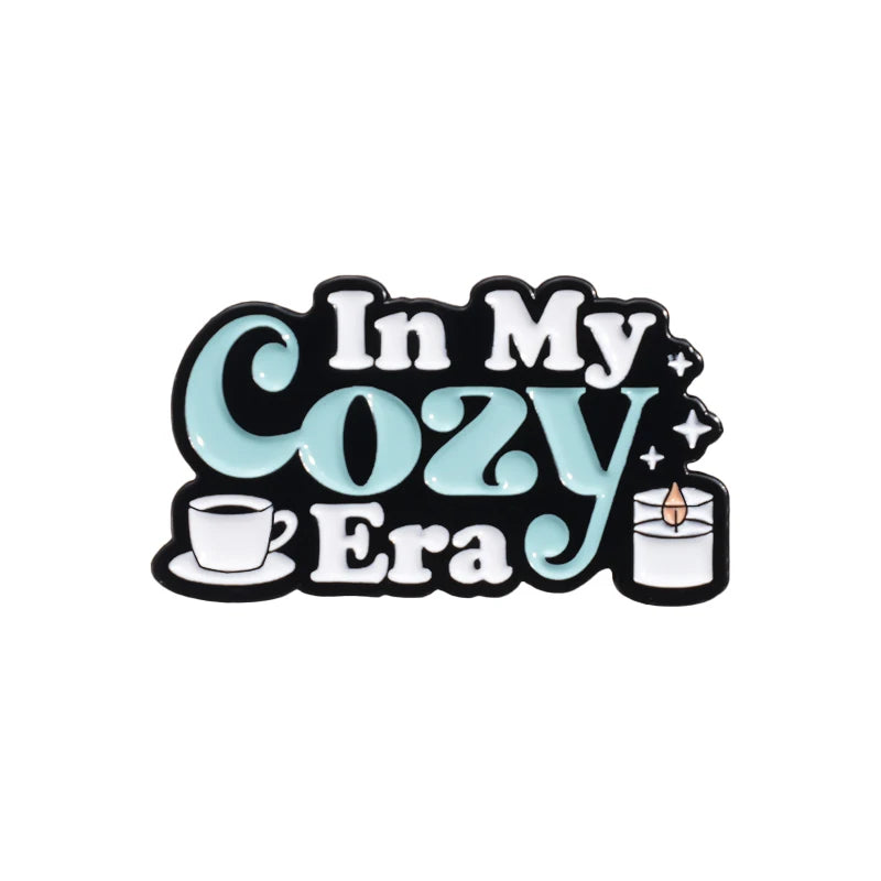 In My Cowgirl Era Enamel Pin Custom IDGAF Cozy Delulu Bookish Brooches Lapel Badge Accessory Jewelry Gift for Friends