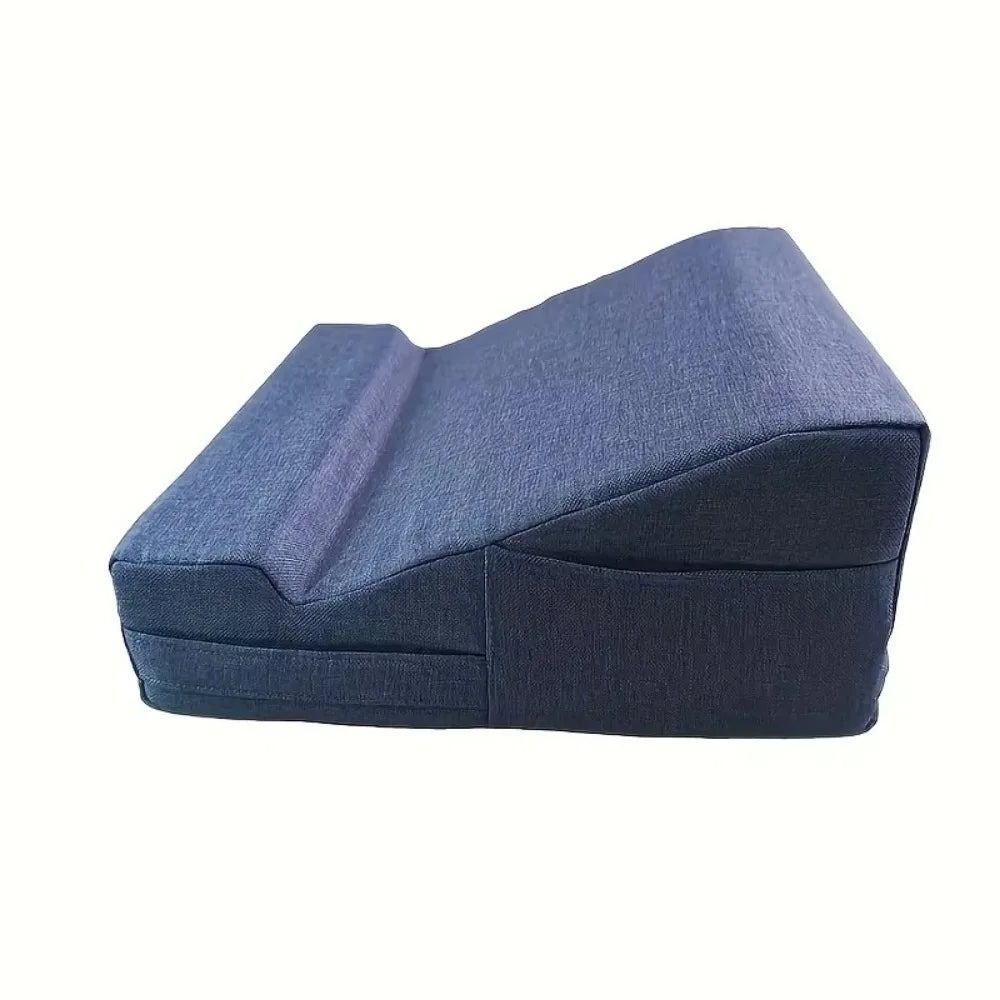 Ergonomic Laptop Pillow Stand – Soft Lap Desk with Hand Rest Support for Bed, Sofa & Reading