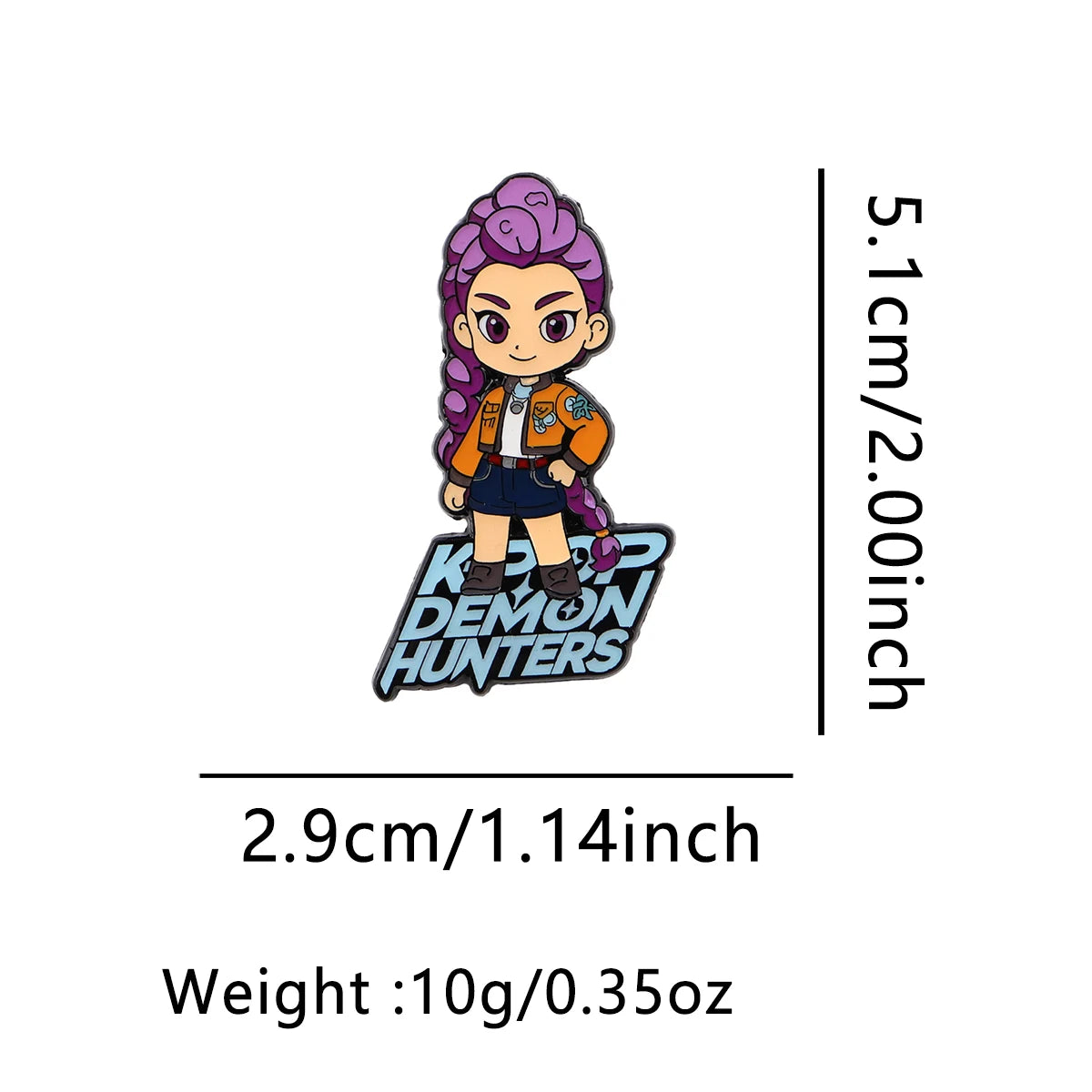 Anime Hero Enamel Pin