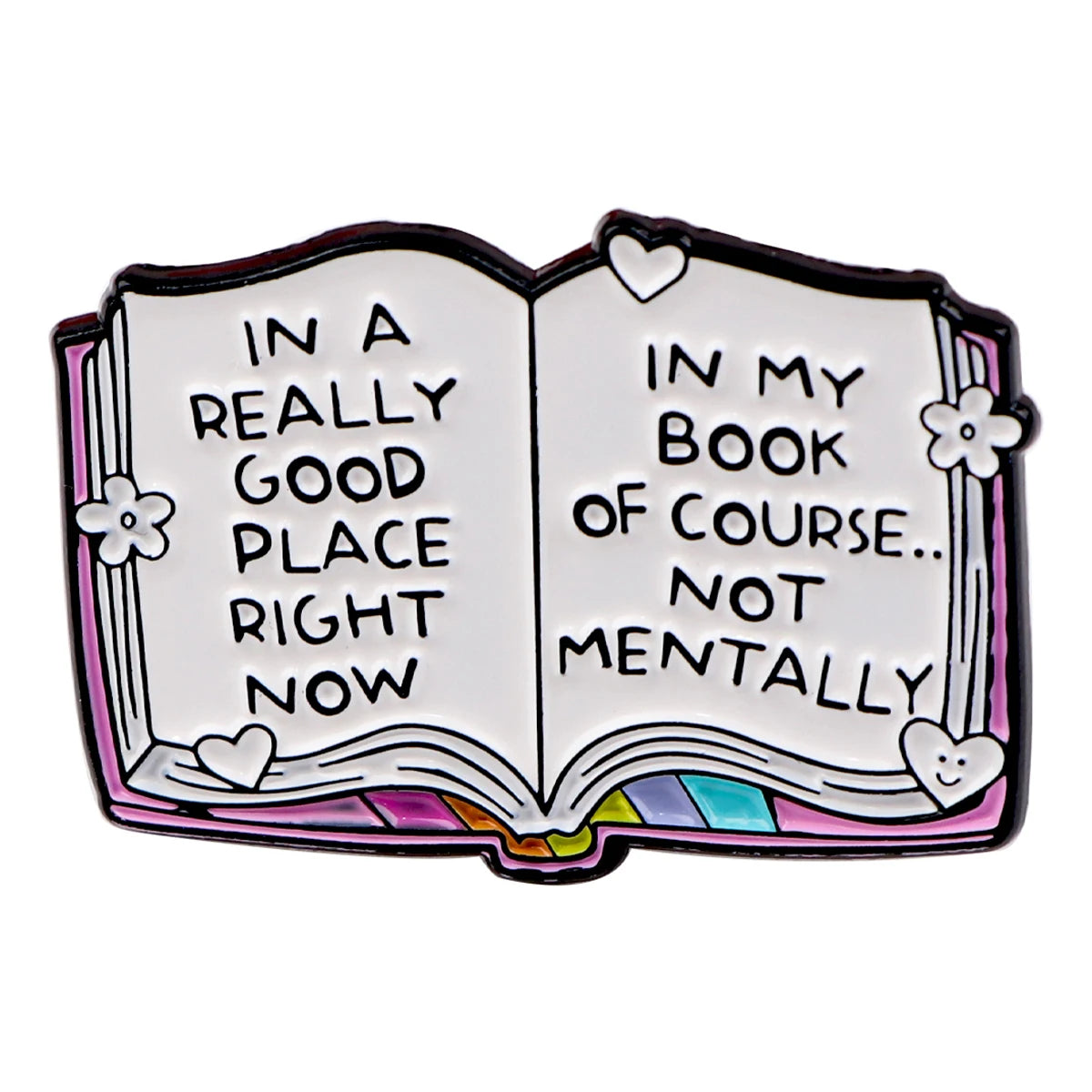 Books Collection Enamel Pin