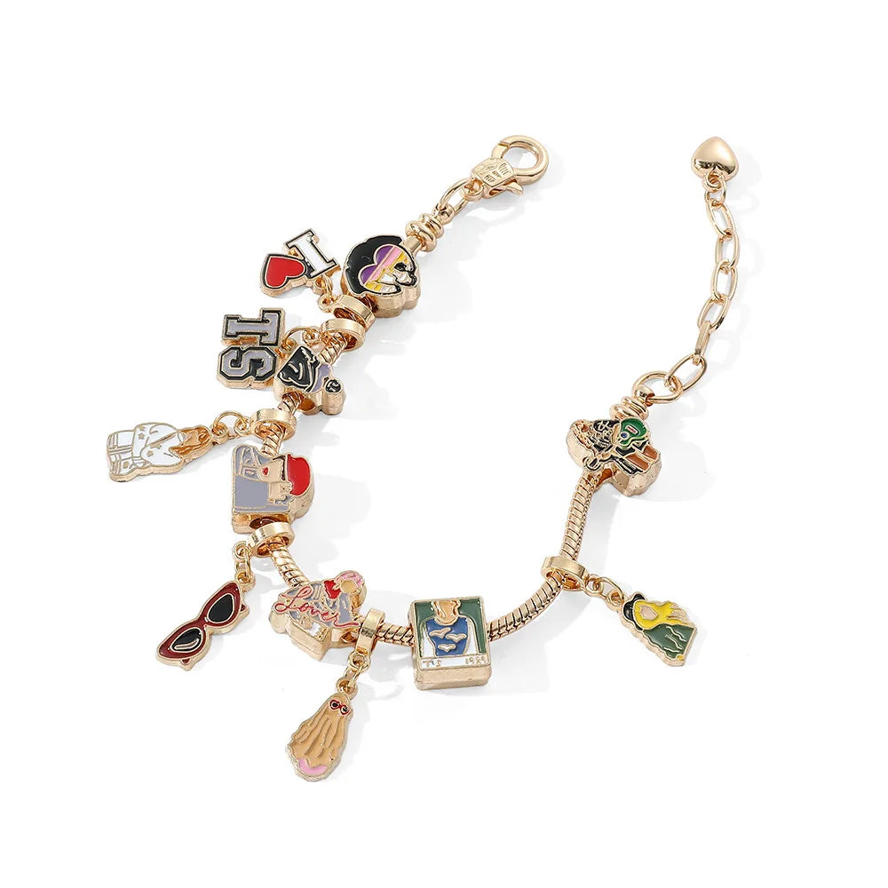 Era Icons Charm Bracelet Collection – Swiftie-Inspired Jewelry (4 Styles) - élise & madelyn