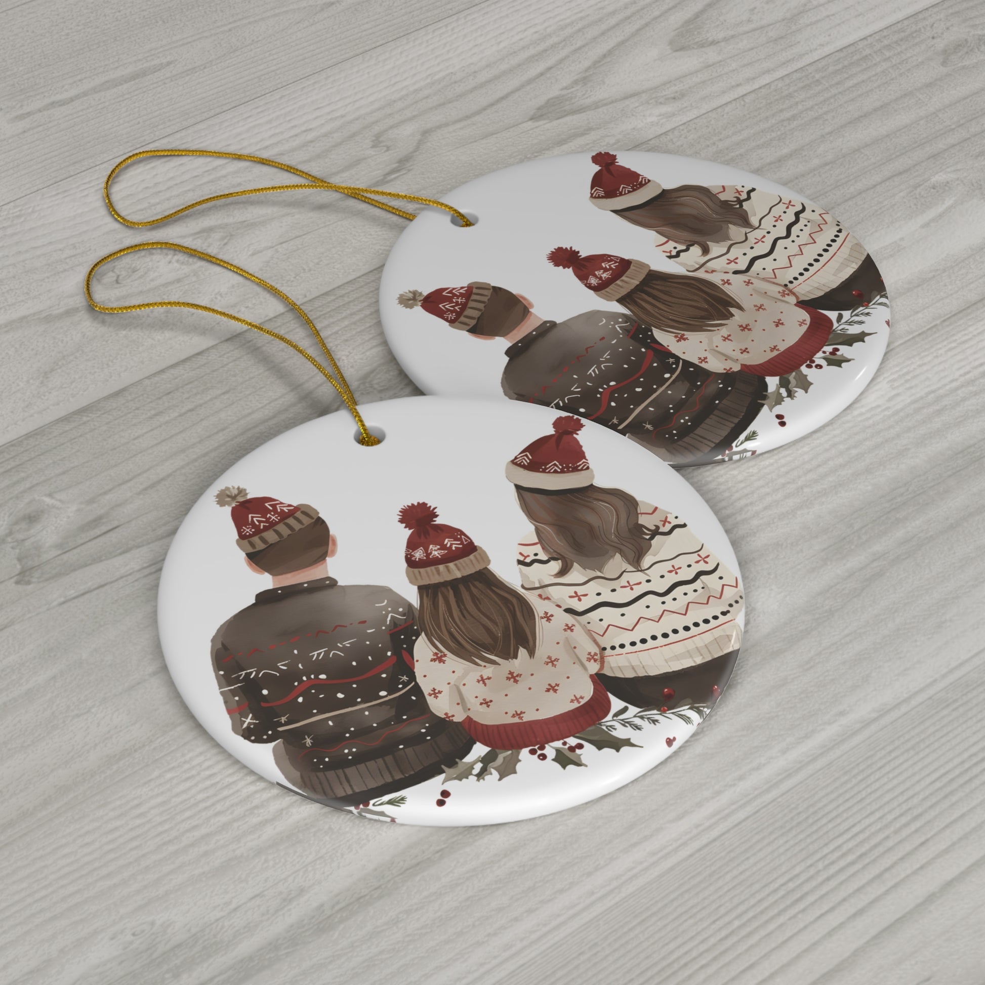 Ceramic Ornament, Design 13 - élise & madelyn