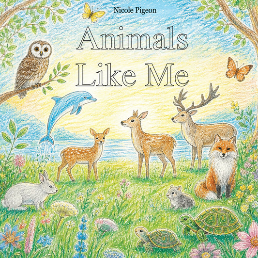 Animals Like Me: The Colouring Book