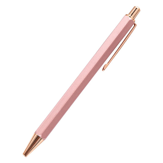 1 Piece Lytwtw's Creative Ballpoint Hexagon Metal press Pen Stationery School Office Supply - élise & madelyn