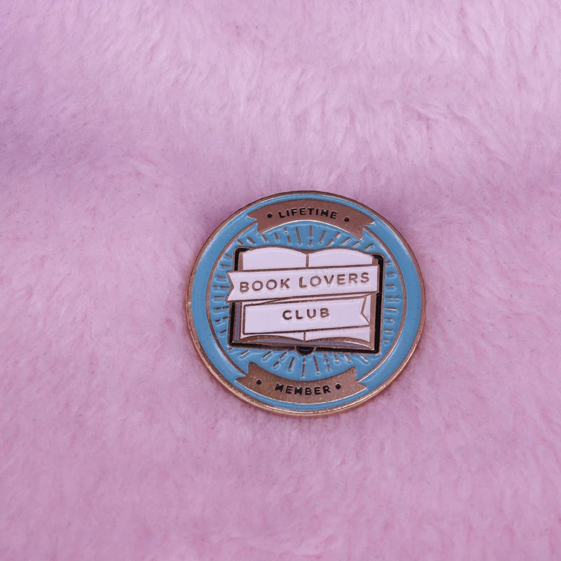 Book Lovers Club Enamel Pin