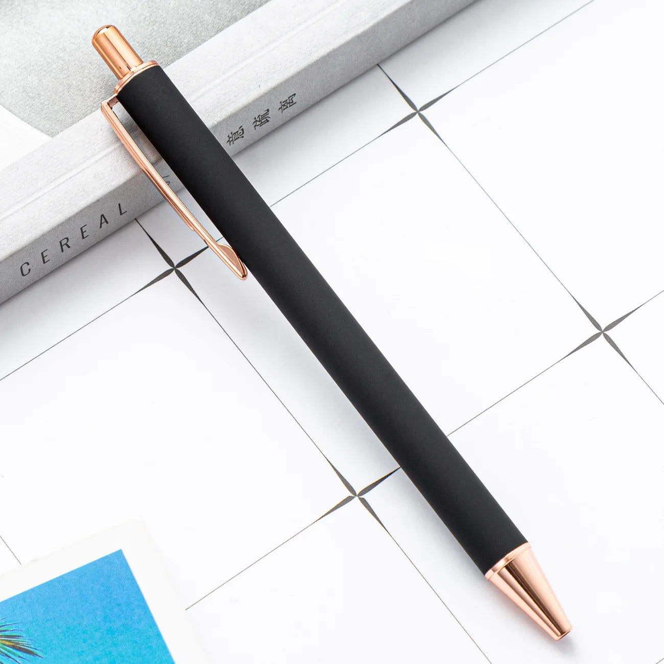2025 NEW XS Fancy Glitter Medium Point 1.0 mm Ballpoint Pen Retractable Writing Pens with Metal Barrel Pretty Journaling Pens - élise & madelyn