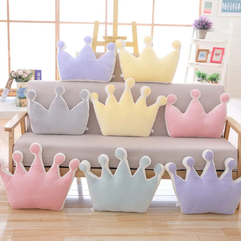INS HOT Candy Color Cloud Star Moon Plush Pillow Colorful Rainbow Crown Pillow Cushion Sofa Home Decoration Throw Pillow Toy - élise & madelyn