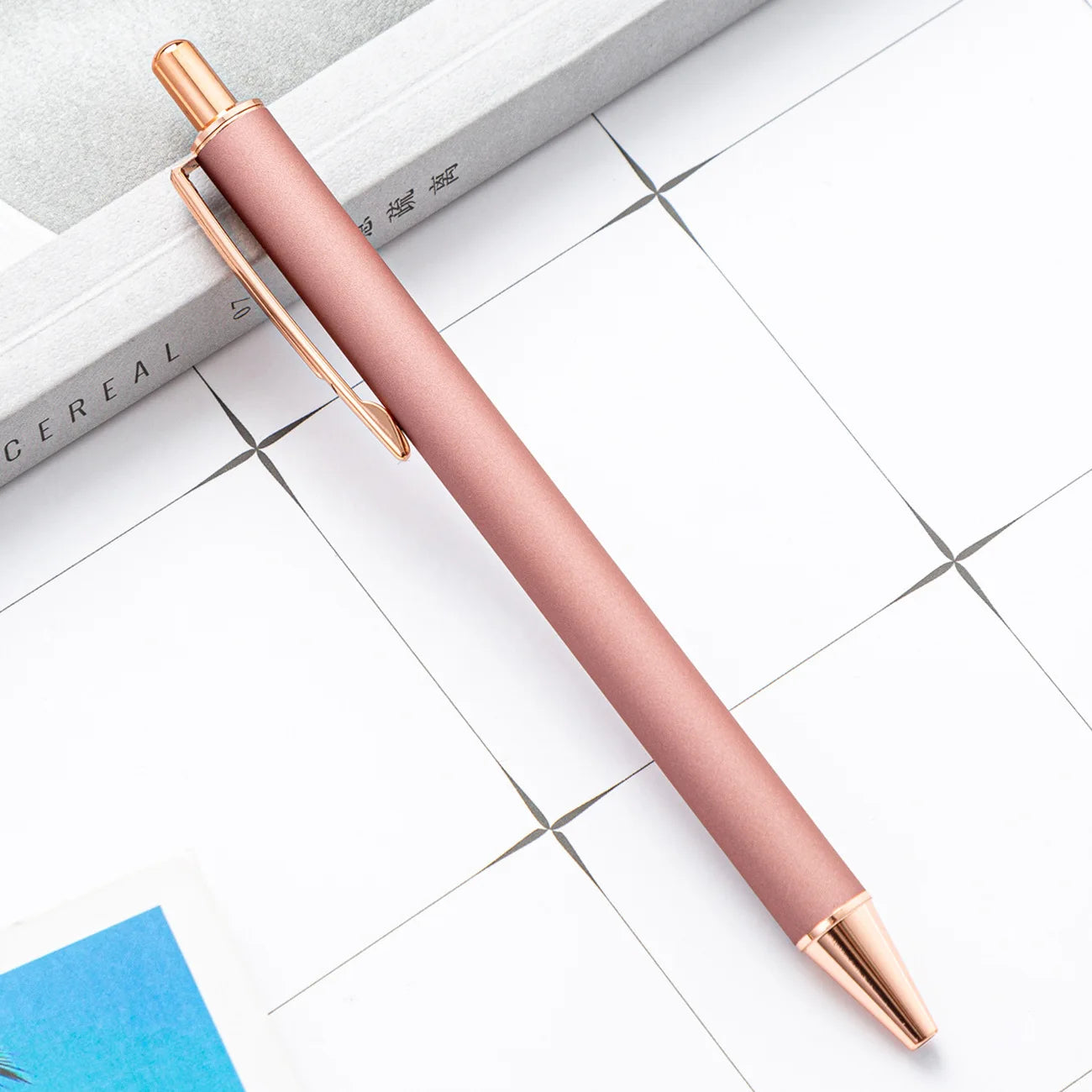 2025 NEW XS Fancy Glitter Medium Point 1.0 mm Ballpoint Pen Retractable Writing Pens with Metal Barrel Pretty Journaling Pens - élise & madelyn