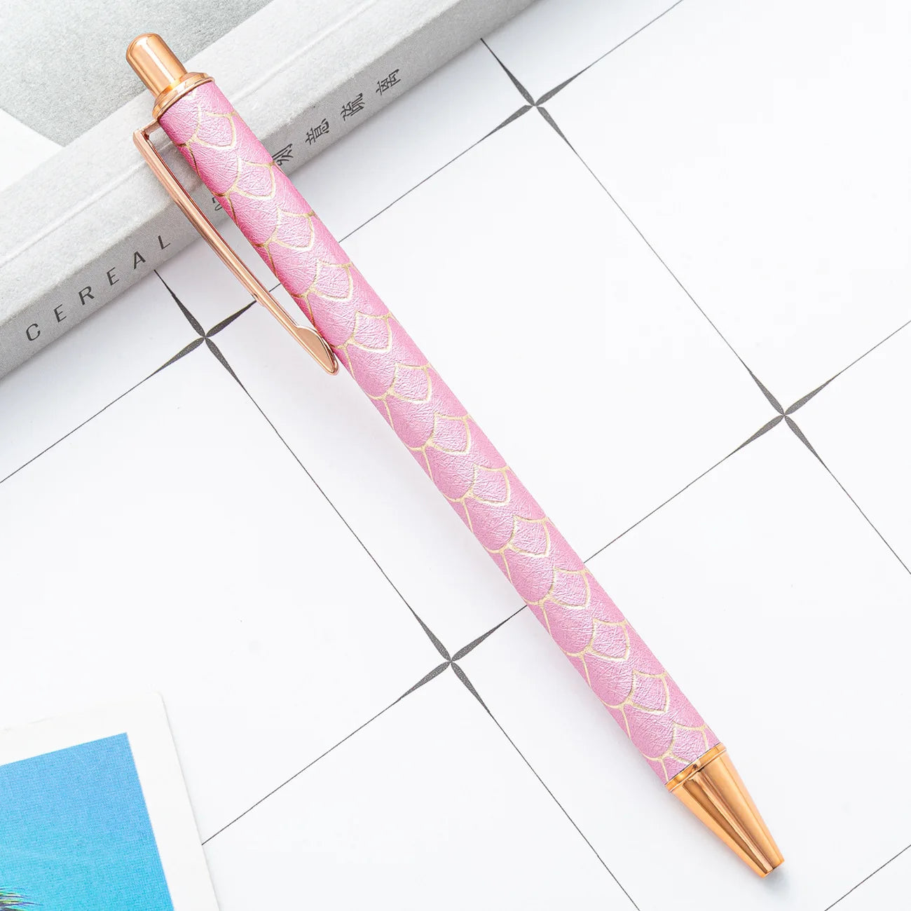 2025 NEW XS Fancy Glitter Medium Point 1.0 mm Ballpoint Pen Retractable Writing Pens with Metal Barrel Pretty Journaling Pens - élise & madelyn