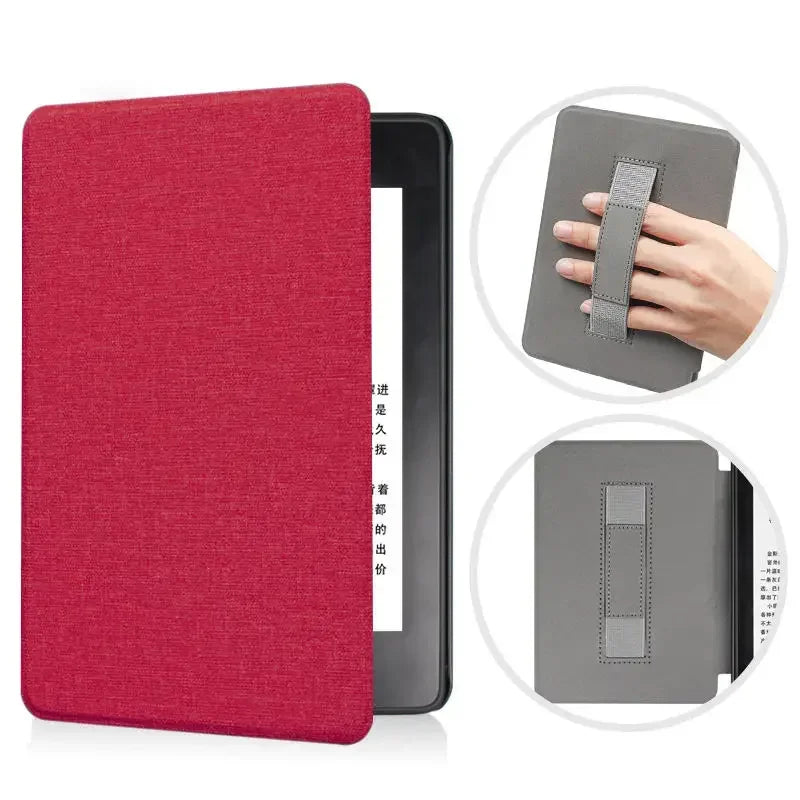 Handle Case For Kindle Paperwhite 2024 12th Generation Colorsoft 7 Inch Model No. SA569P SA568B Auto Wake/Sleep Shell Pouch 7” - élise & madelyn