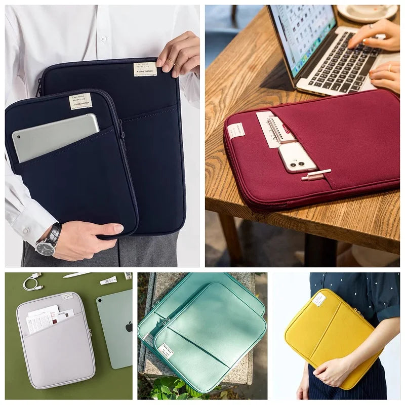 Tablet Bag 9-11inch For iPad Air4 5 Pro 11 10.9  iPad Case 10.5 inch For XiaoMi 5 Samsung Huawei Lenovo Shockproof Pouch Bags - élise & madelyn