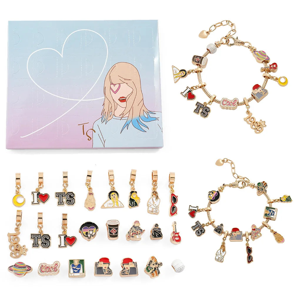 Era Icons Charm Bracelet Collection – Swiftie-Inspired Jewelry (4 Styles) - élise & madelyn