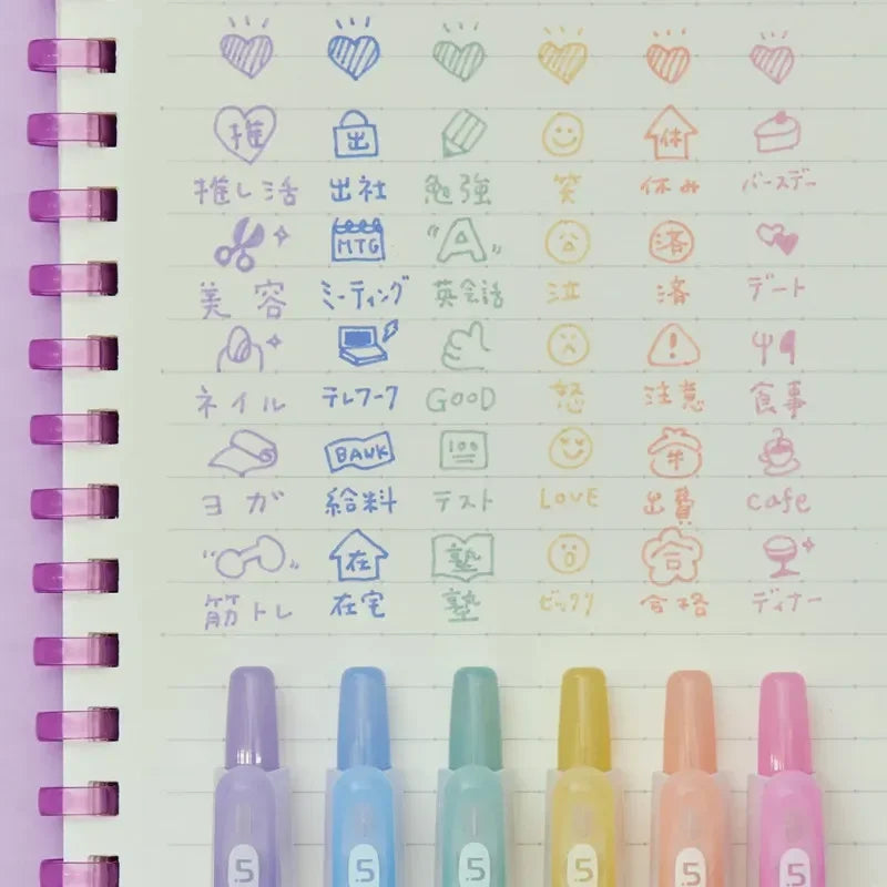 PILOT Juice Milky Pastel Limited Gel Pens,Multi-Colors 0.5mm Smooth Glide&Ergonomic Comfort For Drawing,Planner Japanese Quality