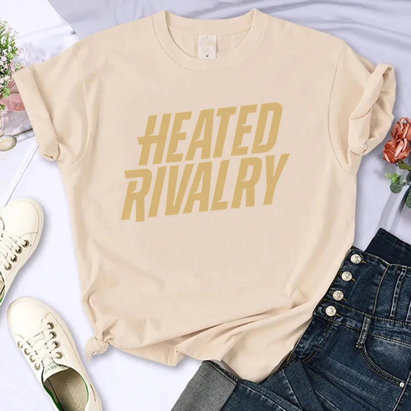 Heated Rivalry Graphic T-Shirt – Gothic Y2K Vintage Crew Neck Tee (Unisex)