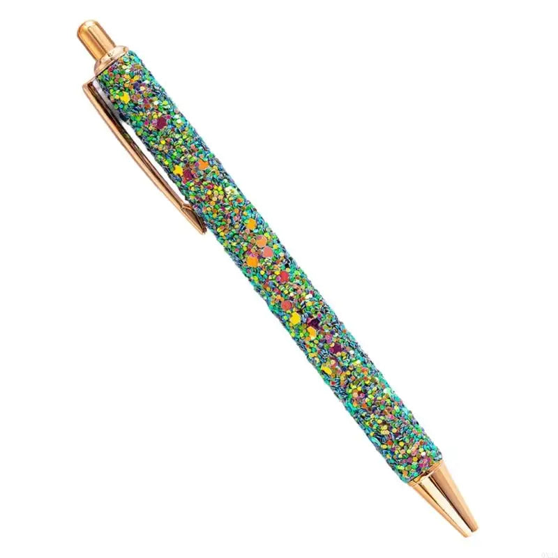 QX2A Fancy Pen for Women Girl Colorful Ballpoint Pen Sequins Journaling Pen - élise & madelyn