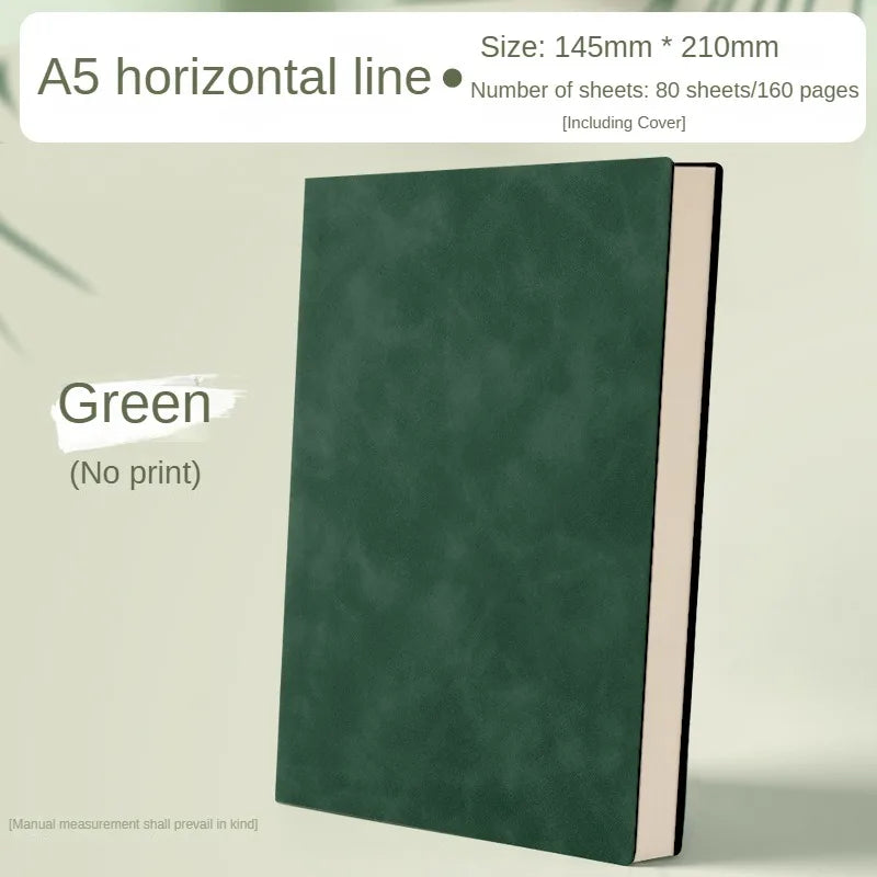 A5 Leather Book Skin Feeling Fashion Notepad Diary Learning Notebook Wholesale Business Office notebooks and journals note book - élise & madelyn