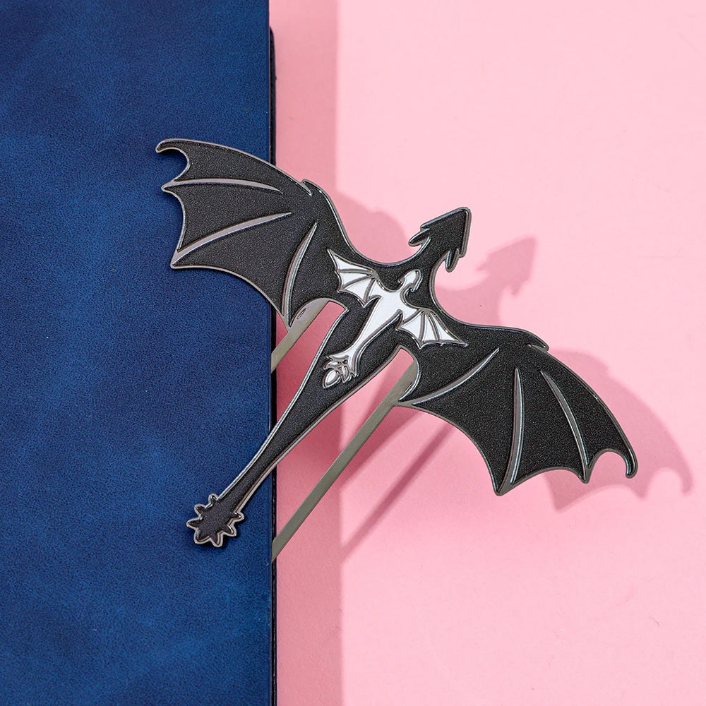 Creative Dragon Metal Bookmark Fantasy Animal Shaped Book Clip for Book Lovers Students Novelty Reading Accessory Stationery Gif - élise & madelyn