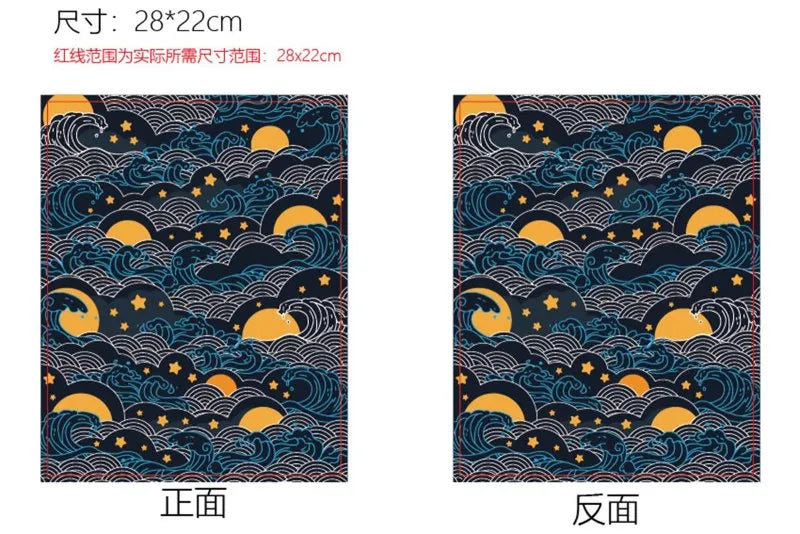 1 pc Book Sleeve with Zipper Flower Books Pouch Watercolor Flower Leaf Waterproof Protector for Paperback Fabric - élise & madelyn