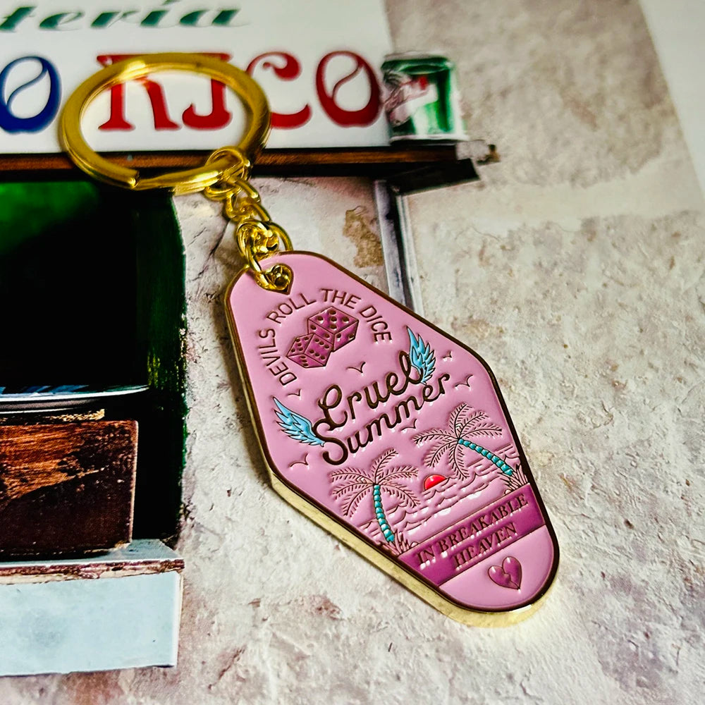 Music Singer Keychain Motel Key Chain Fashion Accessory - élise & madelyn