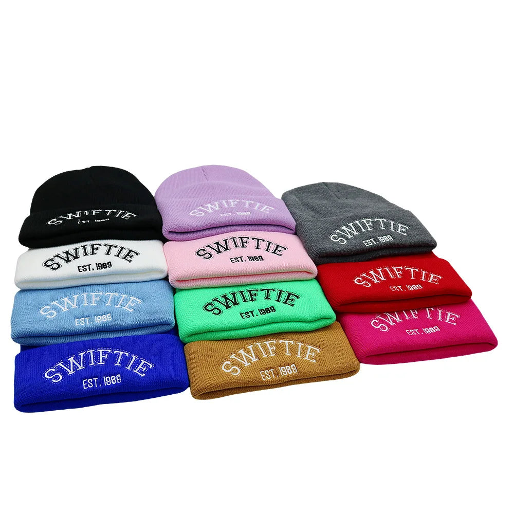 Pop Music Fan Knit Beanie – Soft Winter Hat (Multiple Colors) - élise & madelyn