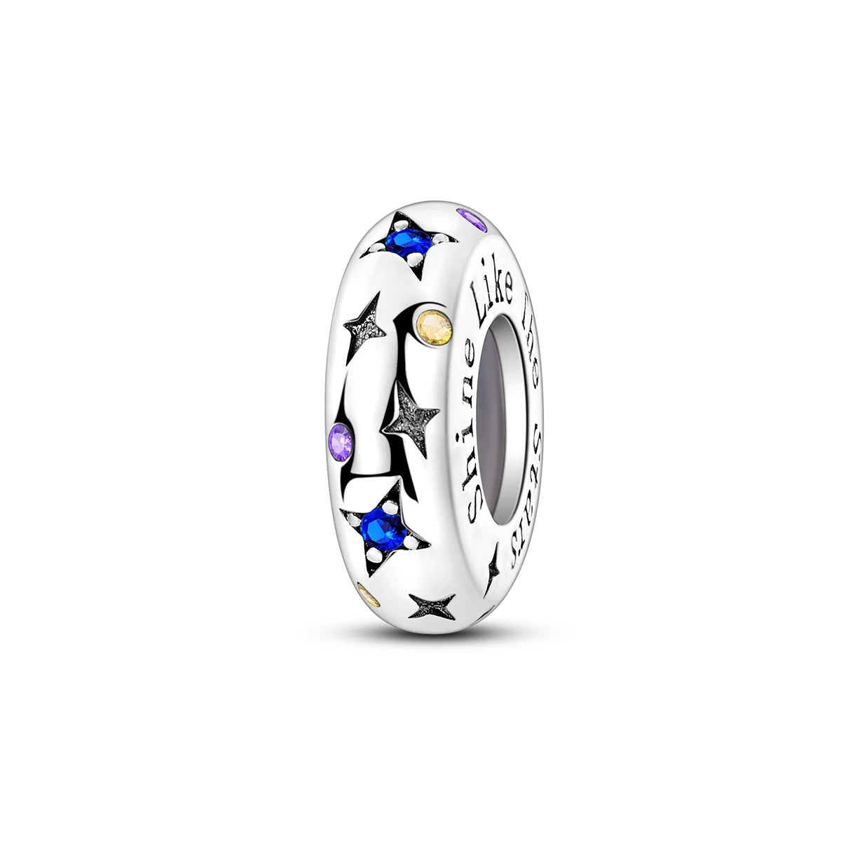 Charms Fit Original Beads 925 Sterling Silver Clip Charms Zircon Silicone Spacer Beads fit Bracelet Women DIY Gift - élise & madelyn