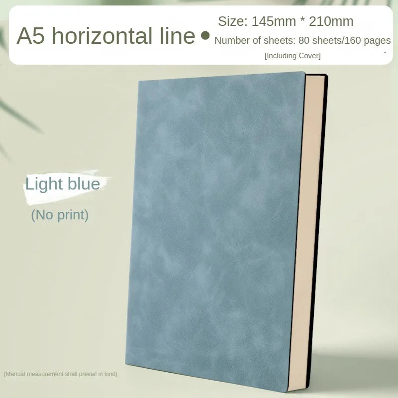 A5 Leather Book Skin Feeling Fashion Notepad Diary Learning Notebook Wholesale Business Office notebooks and journals note book - élise & madelyn