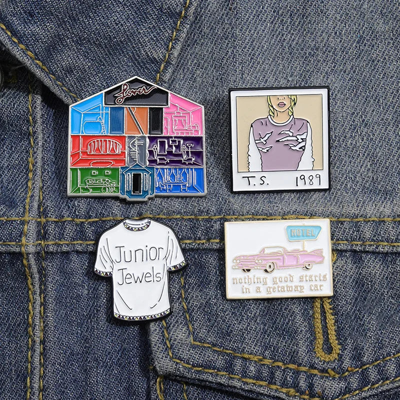 Swiftie Enamel Pins – Concert Tickets, Guitar, Junior Jewels & More | Cute Collectible Pins for Bags, Jackets & Backpacks - élise & madelyn