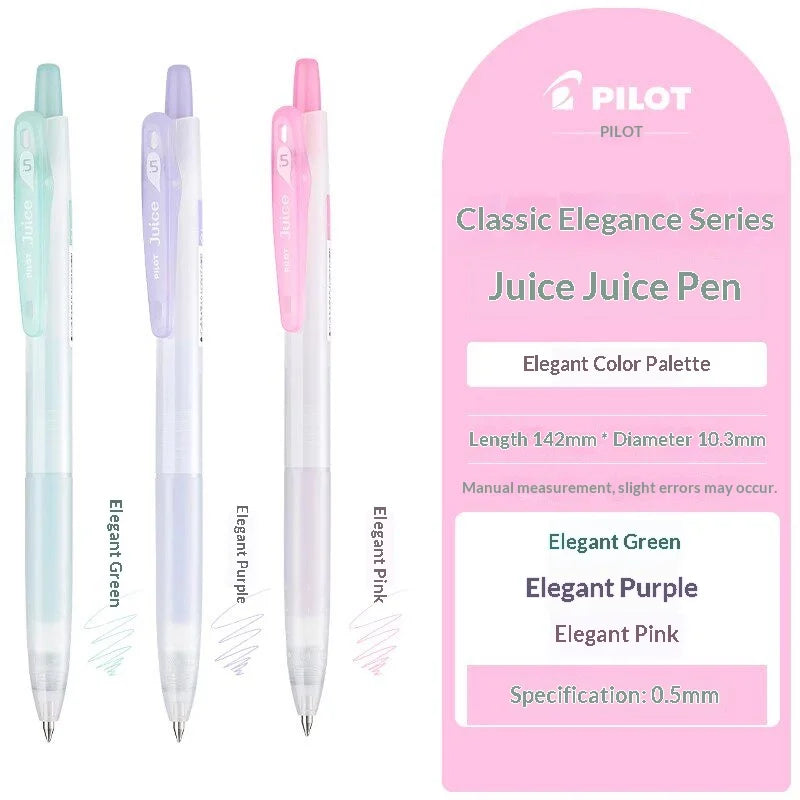 PILOT Juice Milky Pastel Limited Gel Pens,Multi-Colors 0.5mm Smooth Glide&Ergonomic Comfort For Drawing,Planner Japanese Quality