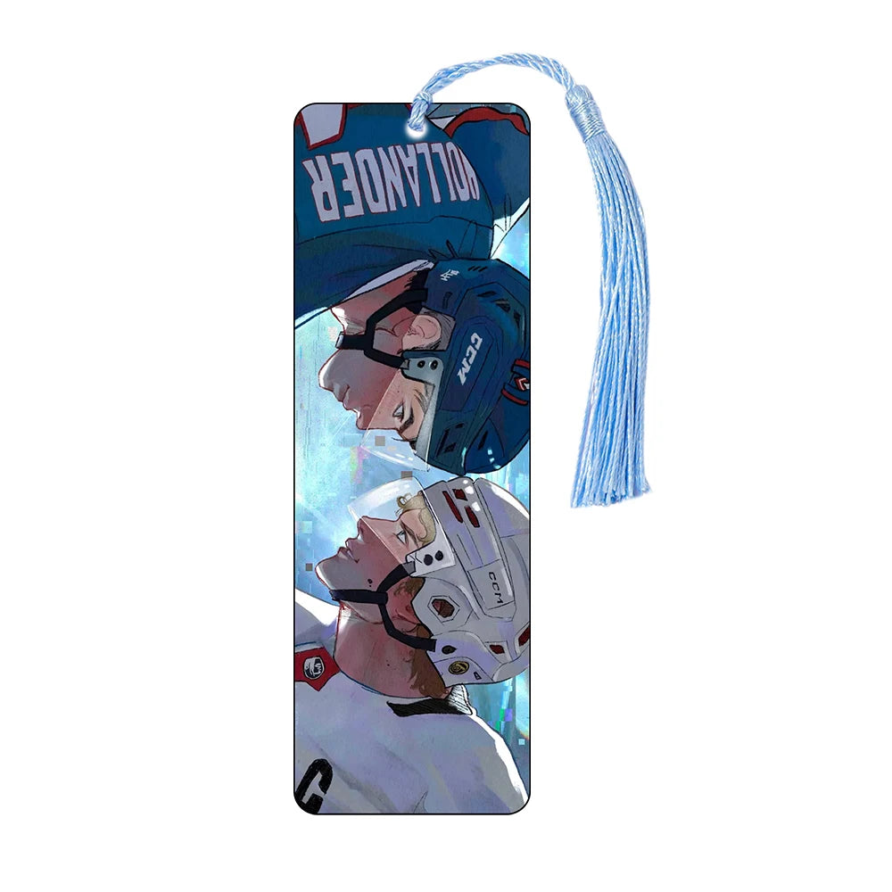 Hockey Romance Bookmark Set – Jersey Number Page Markers (Set of 1/4/5)