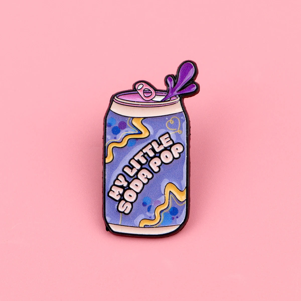 Cute Soda Girl Enamel Pin