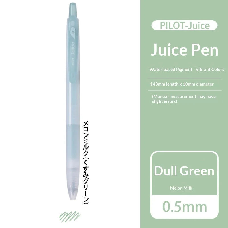PILOT Juice Milky Pastel Limited Gel Pens,Multi-Colors 0.5mm Smooth Glide&Ergonomic Comfort For Drawing,Planner Japanese Quality