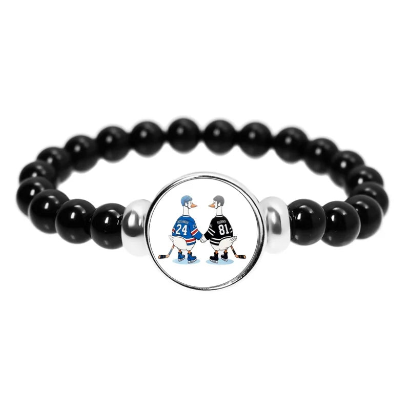 Book Boyfriend Bracelet – Black Bead Reader Accessory