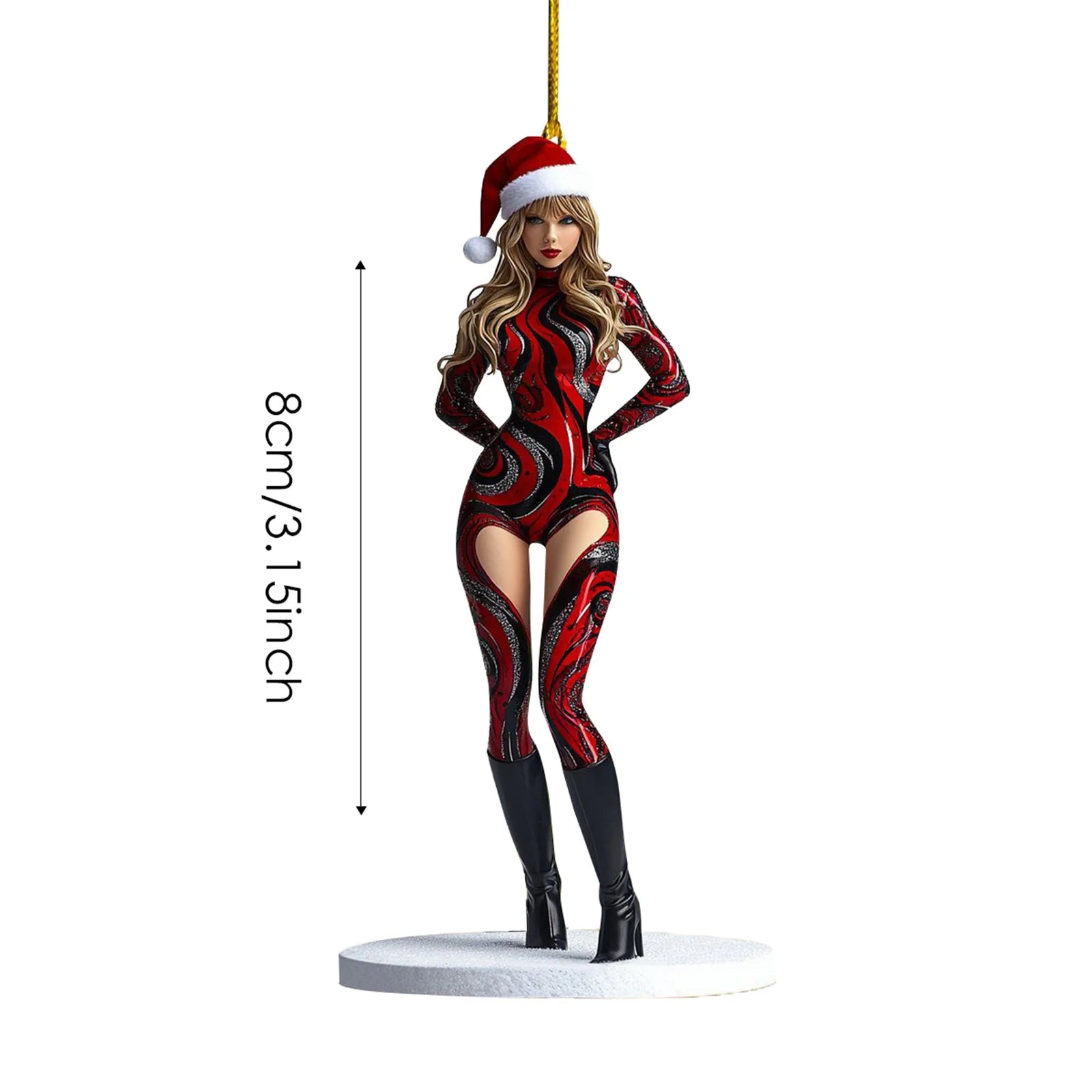 Pop Star Holiday Acrylic Ornaments – 2D Christmas Tree Hanging Decor - élise & madelyn