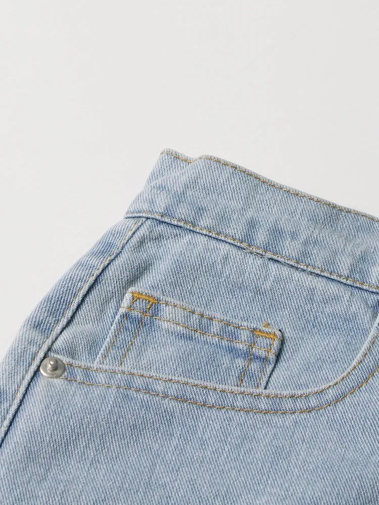 Midnight Tour Cutout Wide-Leg Jeans