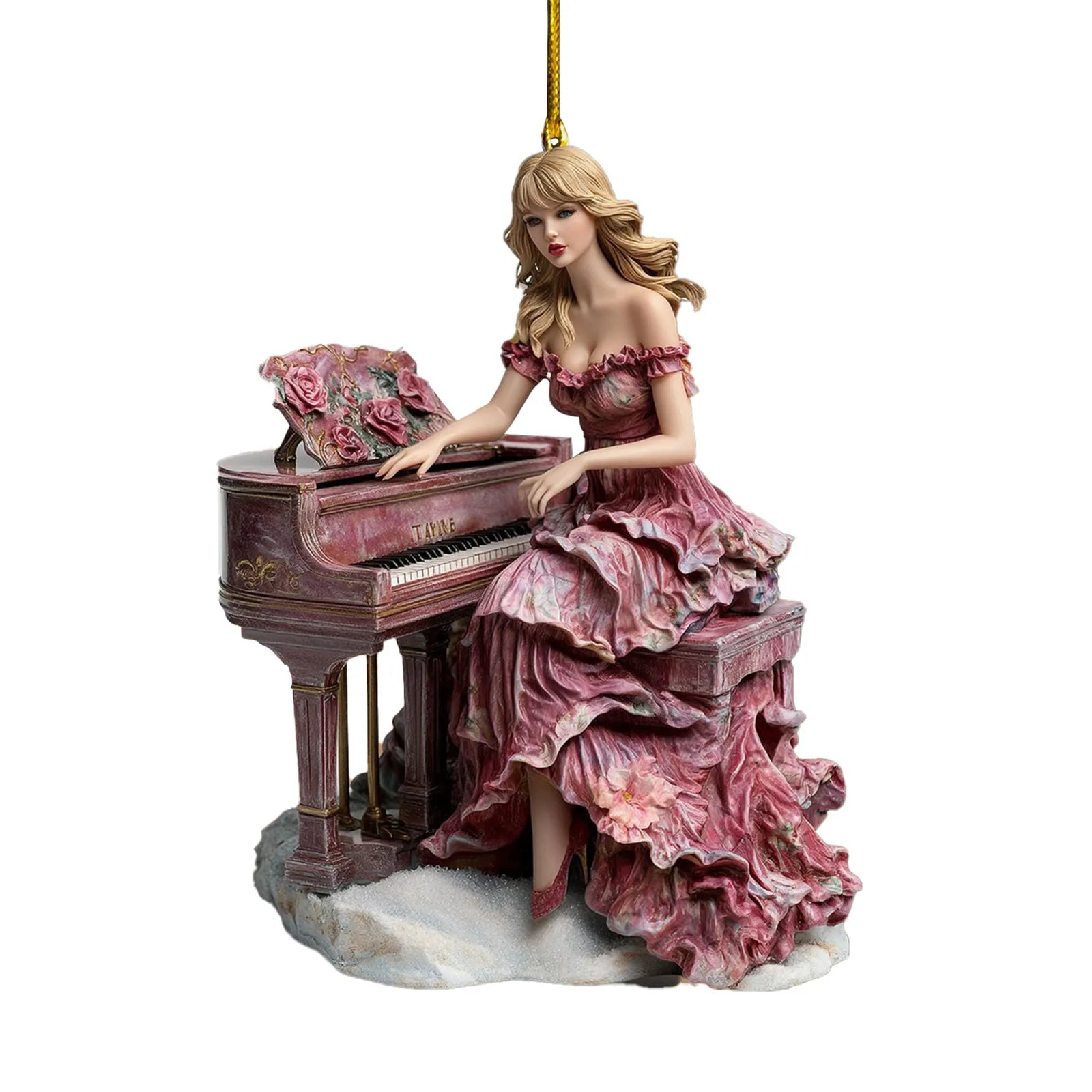 Pop Star Holiday Acrylic Ornaments – 2D Christmas Tree Hanging Decor - élise & madelyn