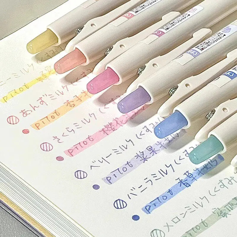 PILOT Juice Milky Pastel Limited Gel Pens,Multi-Colors 0.5mm Smooth Glide&Ergonomic Comfort For Drawing,Planner Japanese Quality