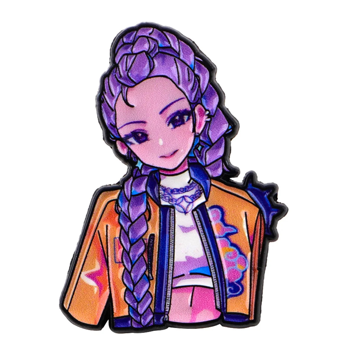 Anime Girl Enamel Pin