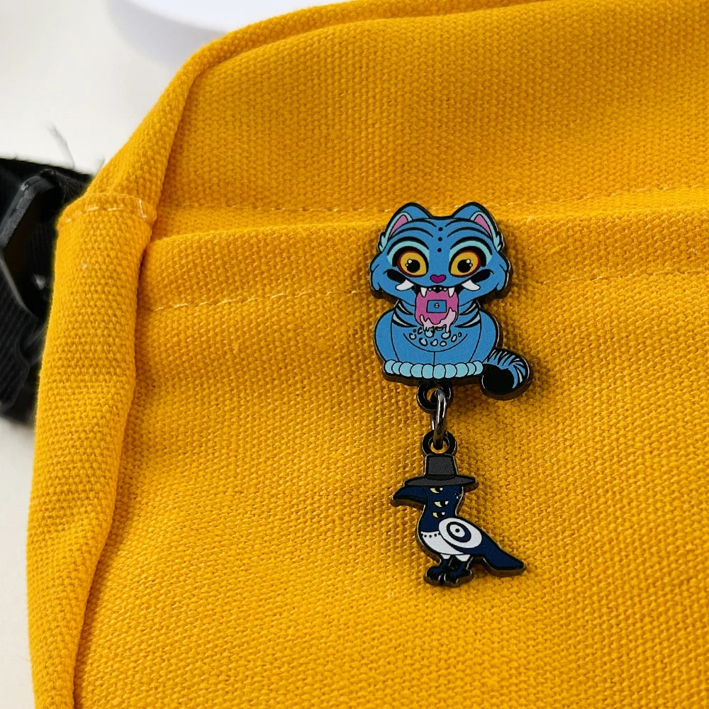 Blue Spirit Tiger Enamel Pin