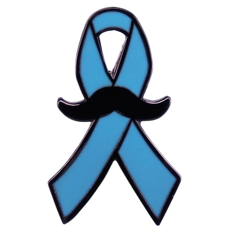 Colorful Ribbon Enamel Pin Disease Awareness Ribbon Badge Mental Health Jewelry Backpacks Hats Jeans Decorative
