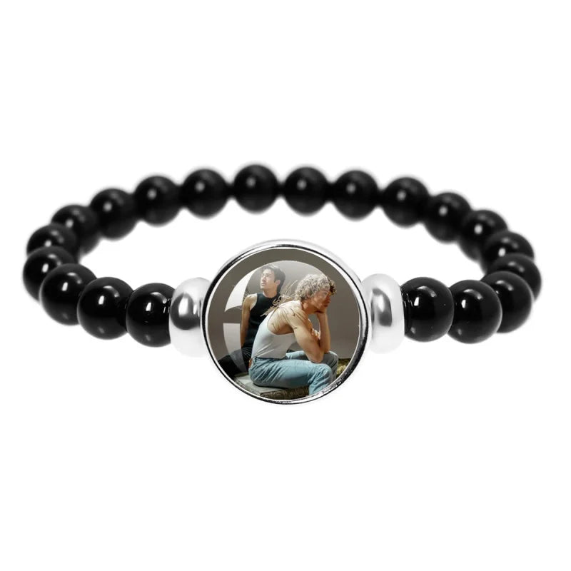 Book Boyfriend Bracelet – Black Bead Reader Accessory