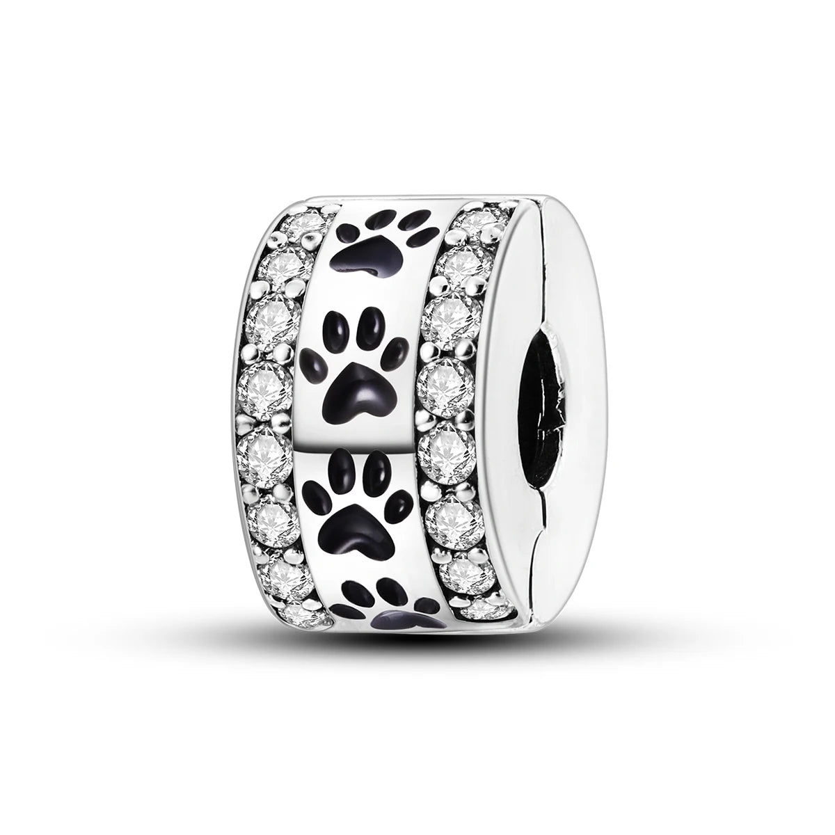 Charms Fit Original Beads 925 Sterling Silver Clip Charms Zircon Silicone Spacer Beads fit Bracelet Women DIY Gift - élise & madelyn
