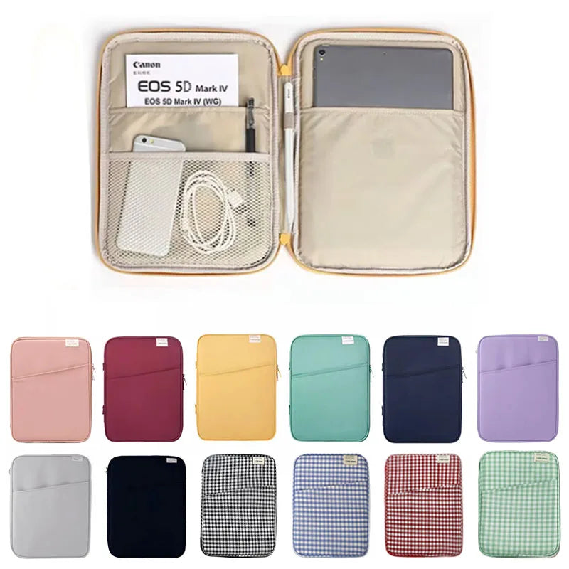 Tablet Bag 9-11inch For iPad Air4 5 Pro 11 10.9  iPad Case 10.5 inch For XiaoMi 5 Samsung Huawei Lenovo Shockproof Pouch Bags - élise & madelyn