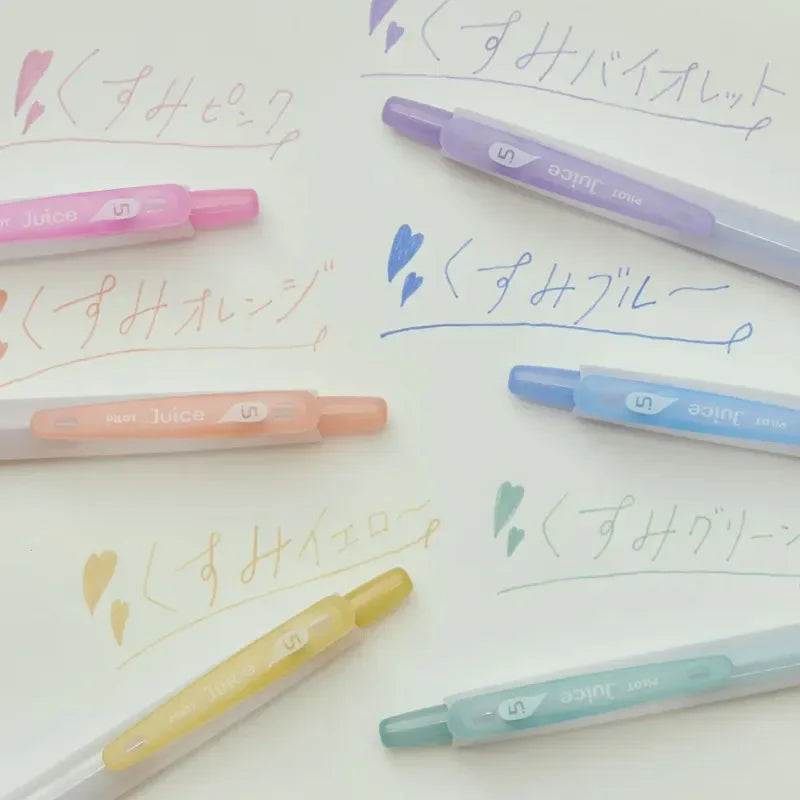 PILOT Juice Milky Pastel Limited Gel Pens,Multi-Colors 0.5mm Smooth Glide&Ergonomic Comfort For Drawing,Planner Japanese Quality