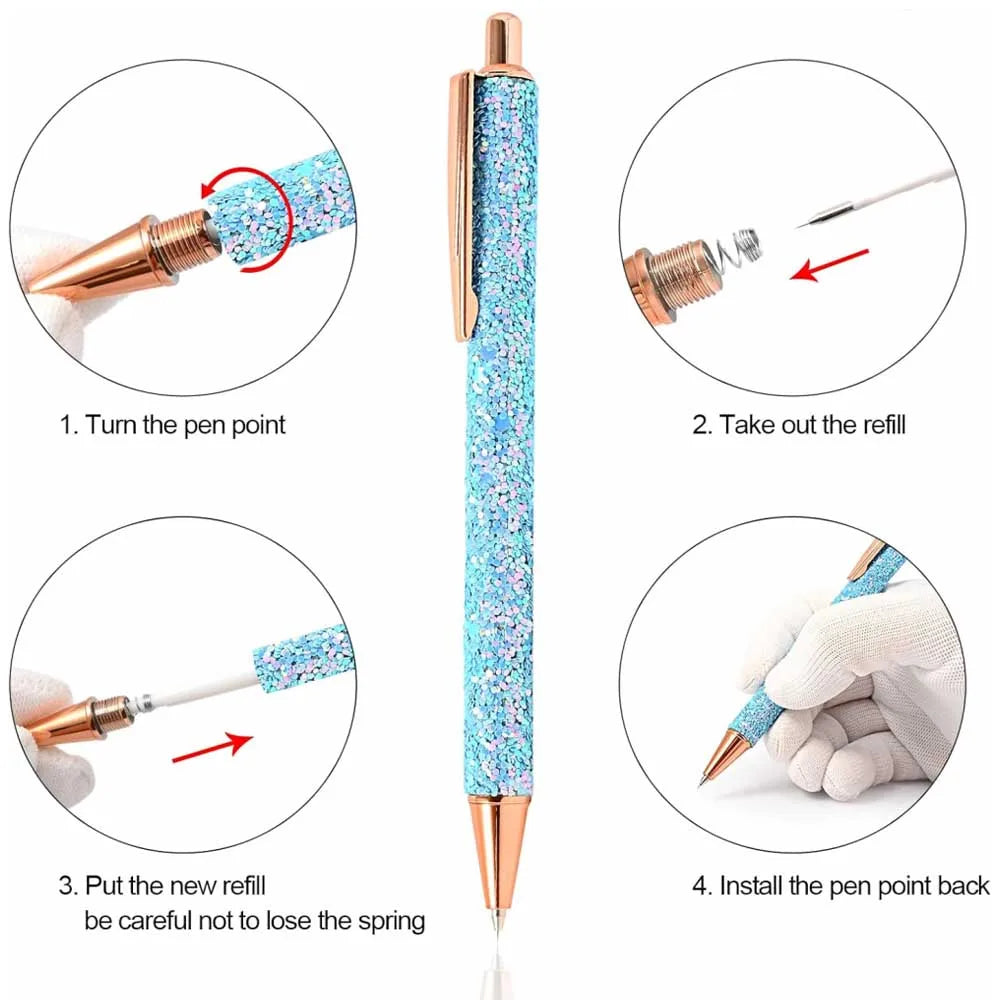 2-12pcs Craft Weeding Pen - Precision Vinyl Tool with Airs Release Needle for Adhesive Vinyl & Car Decal Installation - élise & madelyn