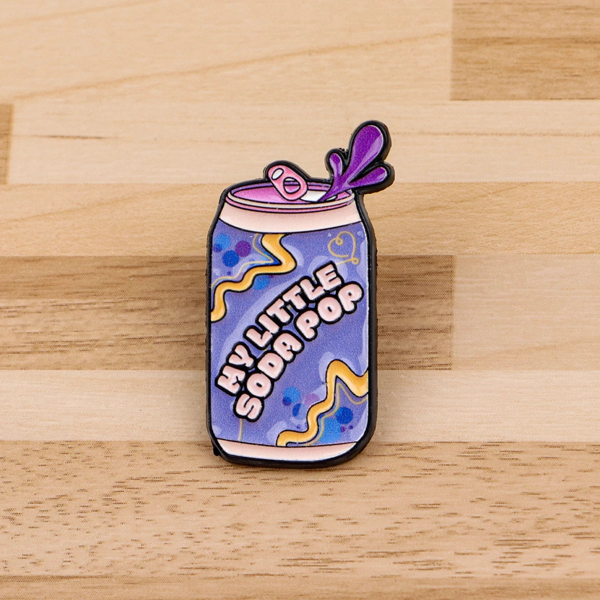 Cute Soda Girl Enamel Pin
