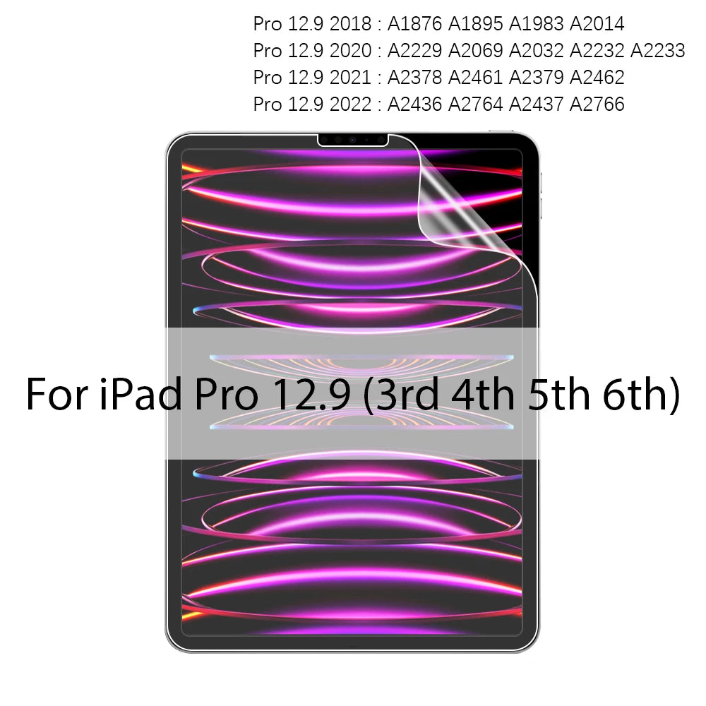 Like Paper Film Screen Protector For Ipad Pro 13 12.9 11 2025 M4 Air 4 5 3 10th 9th 8th 7th Generation Mini 6 7Matte Film Writer - élise & madelyn