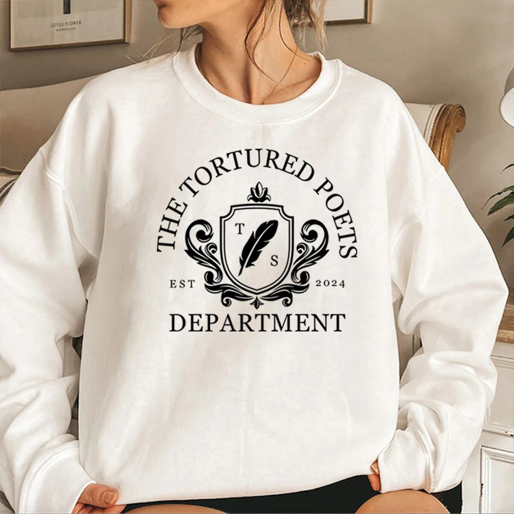 The Tortured Poets Department Sweatshirt New Music Album Shirt TTPD Hoodie All's Fair in Love and Poetry Crewneck Sweatshirts - élise & madelyn
