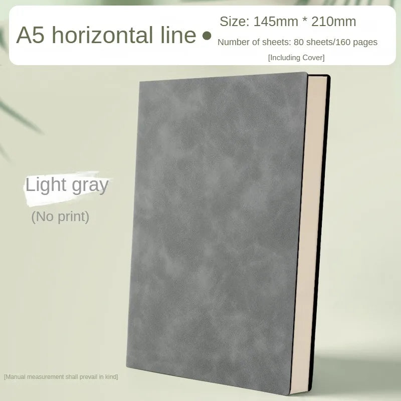 A5 Leather Book Skin Feeling Fashion Notepad Diary Learning Notebook Wholesale Business Office notebooks and journals note book - élise & madelyn