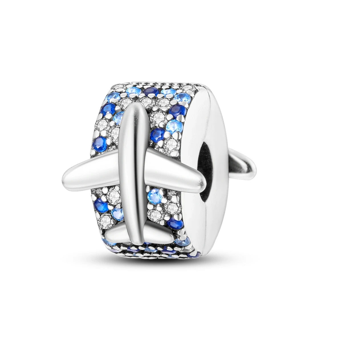 Charms Fit Original Beads 925 Sterling Silver Clip Charms Zircon Silicone Spacer Beads fit Bracelet Women DIY Gift - élise & madelyn